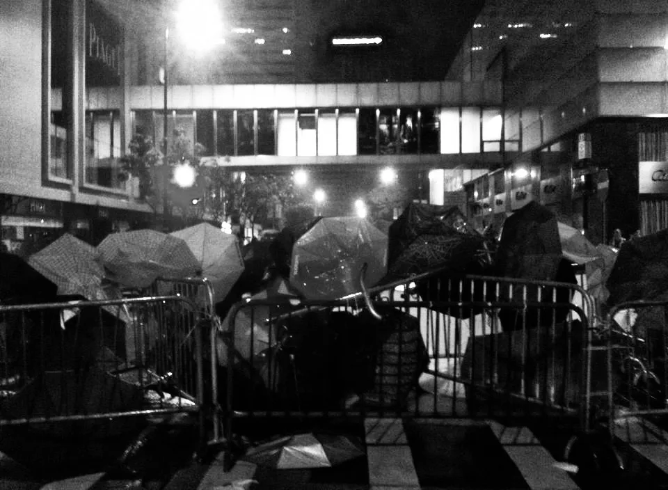 UMBRELLAS IN THE DARK