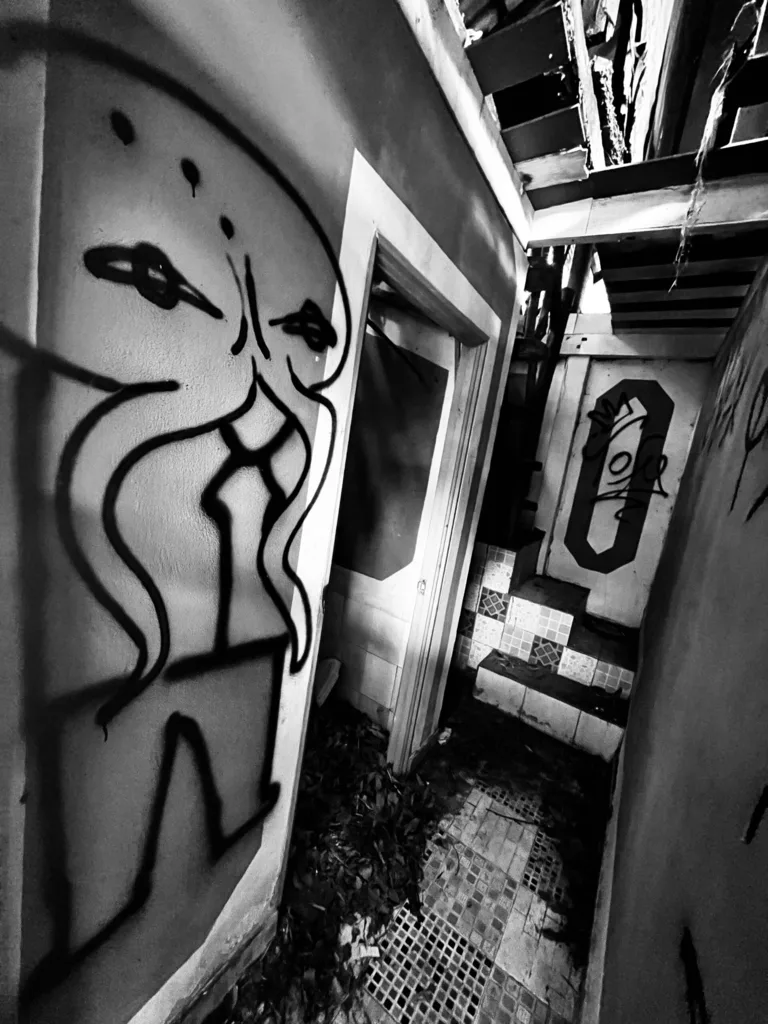 FIGURE IN SPRAY PAINT